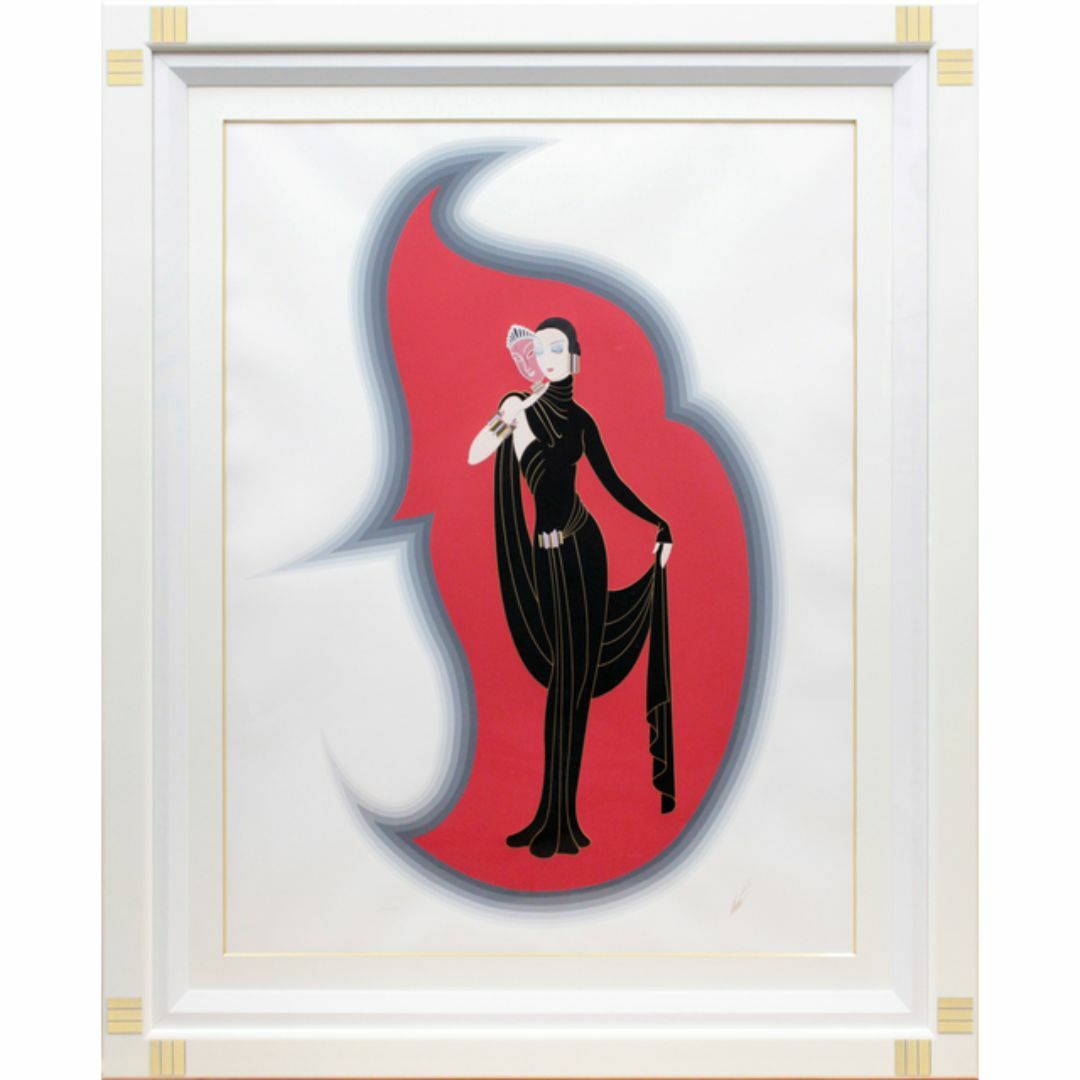 エルテ 「クリスタルマスク」 シルクスクリーン 版画 絵画の通販 エルテ 「クリスタルマスク」 シルクスクリーン 版画 絵画の通販