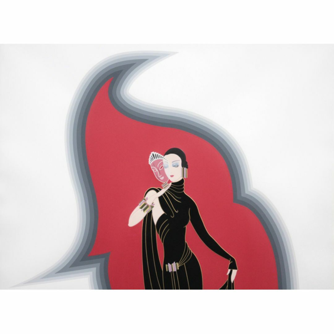 エルテ 「クリスタルマスク」 シルクスクリーン 版画 絵画の通販 エルテ 「クリスタルマスク」 シルクスクリーン 版画 絵画の通販