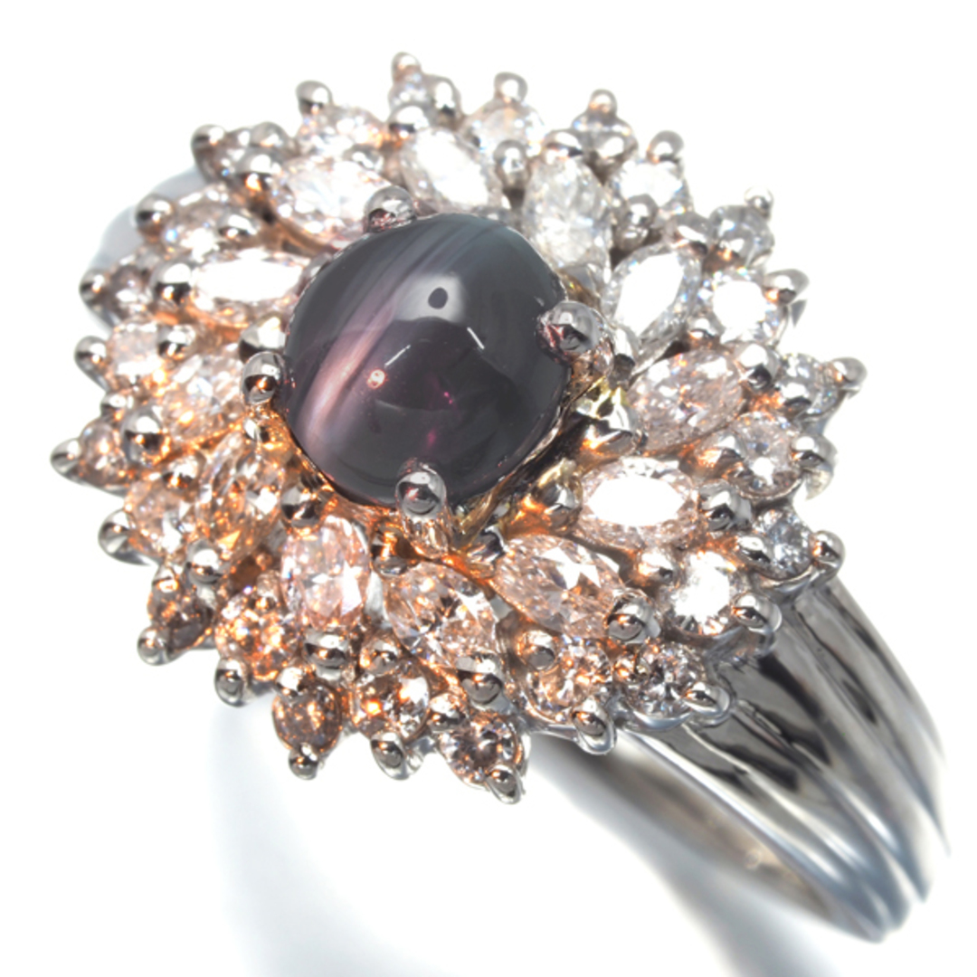 アレキサンドライトキャッツアイ 1.23ct ダイヤ ダイヤモンド アレキサンドライトキャッツアイ 1.23ct ダイヤ ダイヤモンド