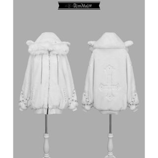 レフレム(REFLEM)のDimMoire BABY SHEEPファーパーカーII【White】 レフレム(パーカー)