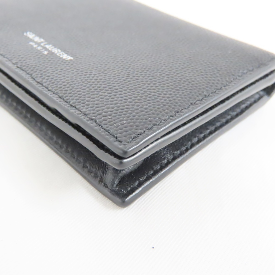サンローラン カードケース ブラック レザー Ts556721 美品 サンローラン カードケース ブラック レザー Ts556721 美品