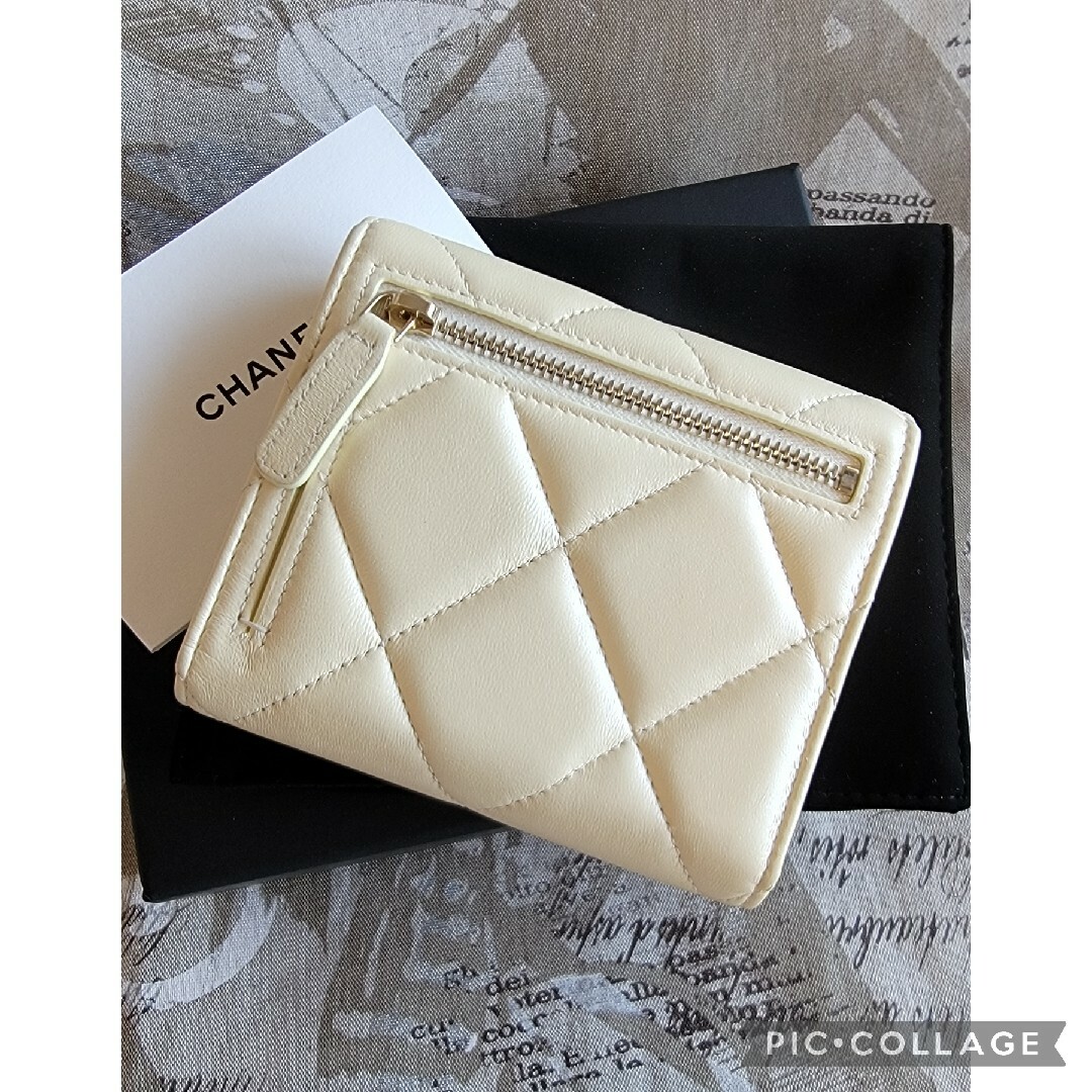 CHANEL - 極美品 限定品 CHANEL マトラッセ 三つ折財布 スモール CHANEL - 極美品 限定品 CHANEL マトラッセ 三つ折財布 スモール