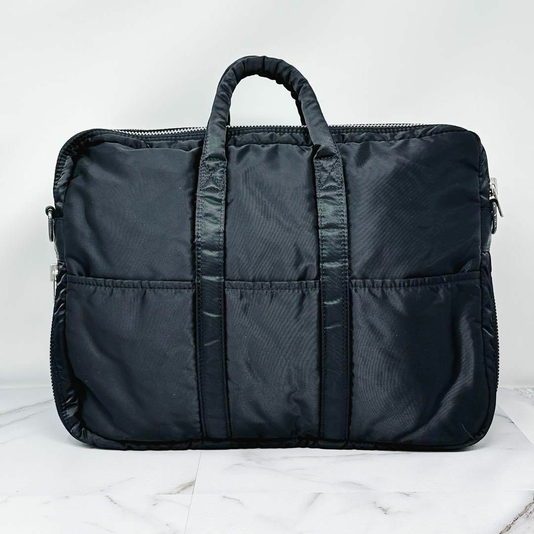 PORTER タンカー マチ拡張 2層式 ブリーフケース 2WAY ブラック PORTER タンカー マチ拡張 2層式 ブリーフケース 2WAY ブラック