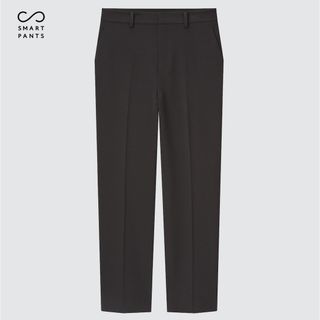 ユニクロ(UNIQLO)の【新品】UNIQLO スマートアンクルパンツ ブラック Sサイズ(カジュアルパンツ)