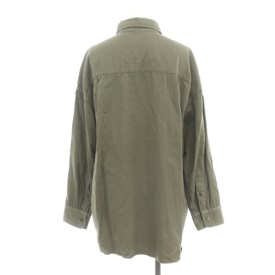 ドゥーズィエムクラス 23SS badass シャツ 長袖 カーキ /MI ドゥーズィエムクラス 23SS badass シャツ 長袖 カーキ /MI