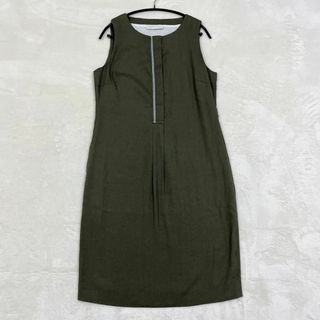 オフホワイト モニーレ シャツワンピース フレア ブルネロ オフホワイト モニーレ シャツワンピース フレア ブルネロ