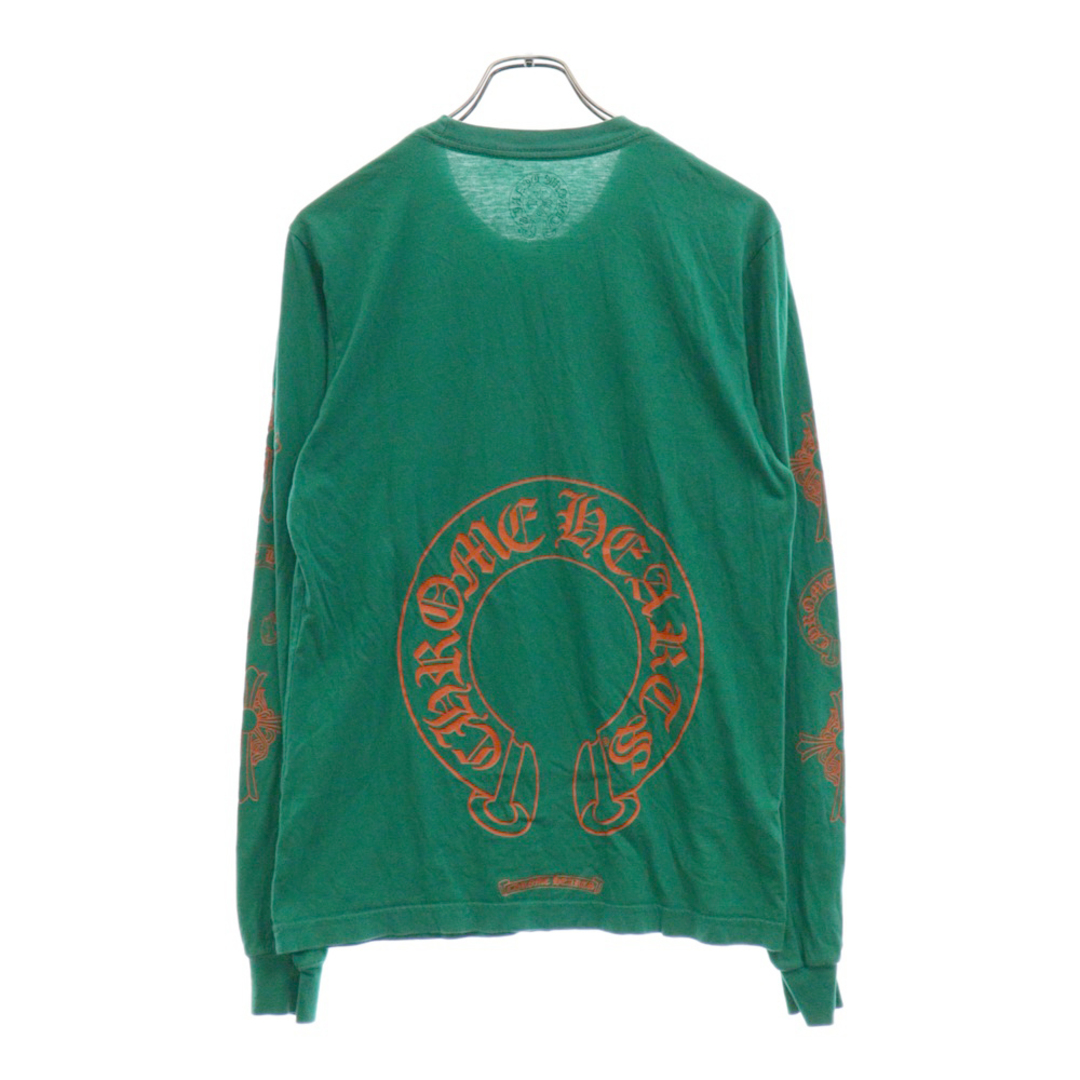 CHROME HEARTS クロムハーツ Orange Horseshoe L/S Tee オレンジ CHROME HEARTS クロムハーツ Orange Horseshoe L/S Tee オレンジ