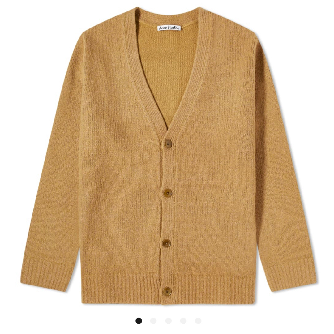 Acne Studios - 「Acne Studios」メンズ カーディガン 茶色 Acne Studios - 「Acne Studios」メンズ カーディガン 茶色