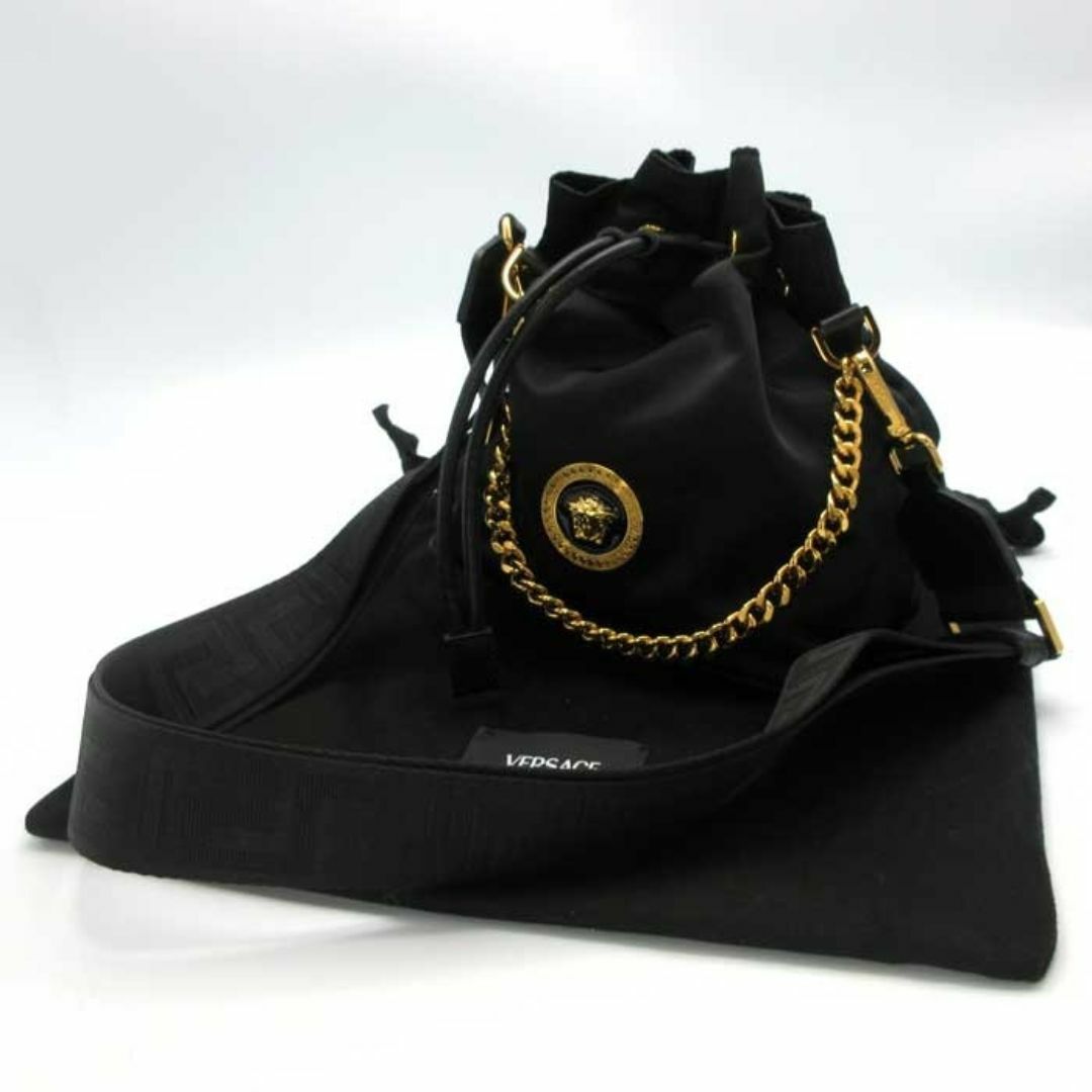 VERSACE - 【新品】ヴェルサーチェ 1002875 (ブラック) バッグ VERSACE - 【新品】ヴェルサーチェ 1002875 (ブラック) バッグ
