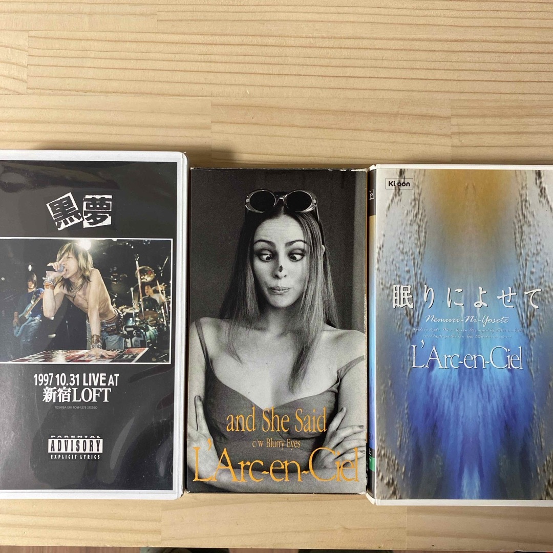 L'Arc~en~Ciel(ラルクアンシエル)の黒夢・L'Arc〜en〜Ciel VHS エンタメ/ホビーのCD(ポップス/ロック(邦楽))の商品写真