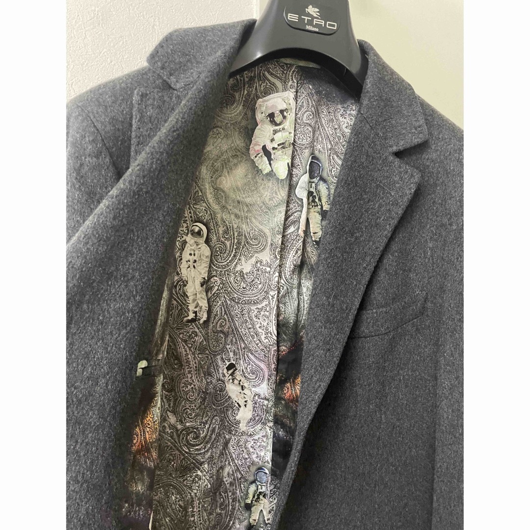 ETRO - 超稀少!未使用品 エトロ カシミアチェスターコート ETRO - 超稀少!未使用品 エトロ カシミアチェスターコート