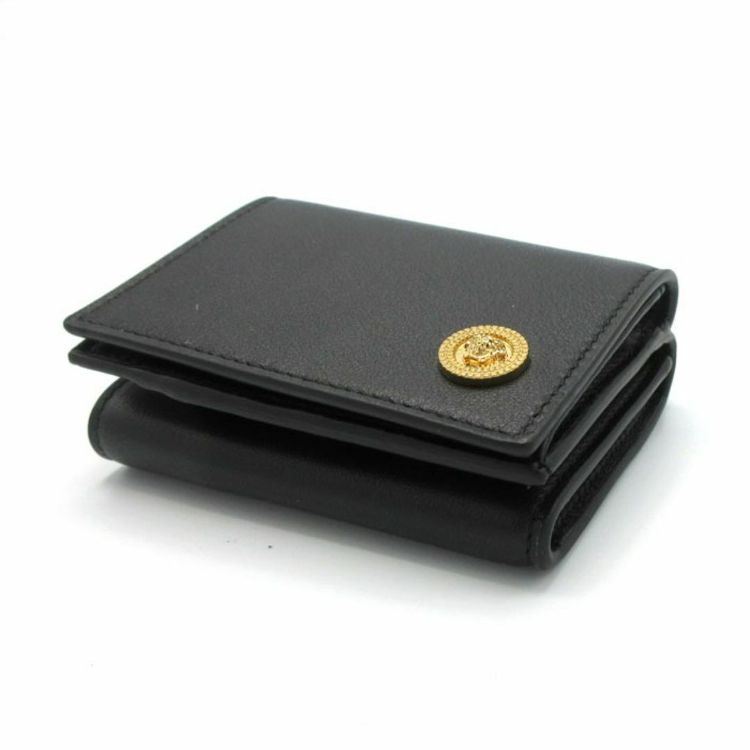 VERSACE - 【新品】ヴェルサーチェ 1011456 (ブラック) 財布 三 VERSACE - 【新品】ヴェルサーチェ 1011456 (ブラック) 財布 三
