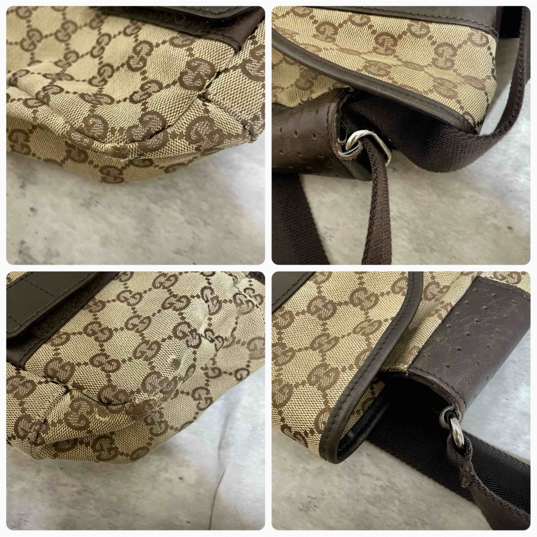 GUCCI - GUCCI メッセンジャーバッグ ショルダーバッグ GG GUCCI - GUCCI メッセンジャーバッグ ショルダーバッグ GG