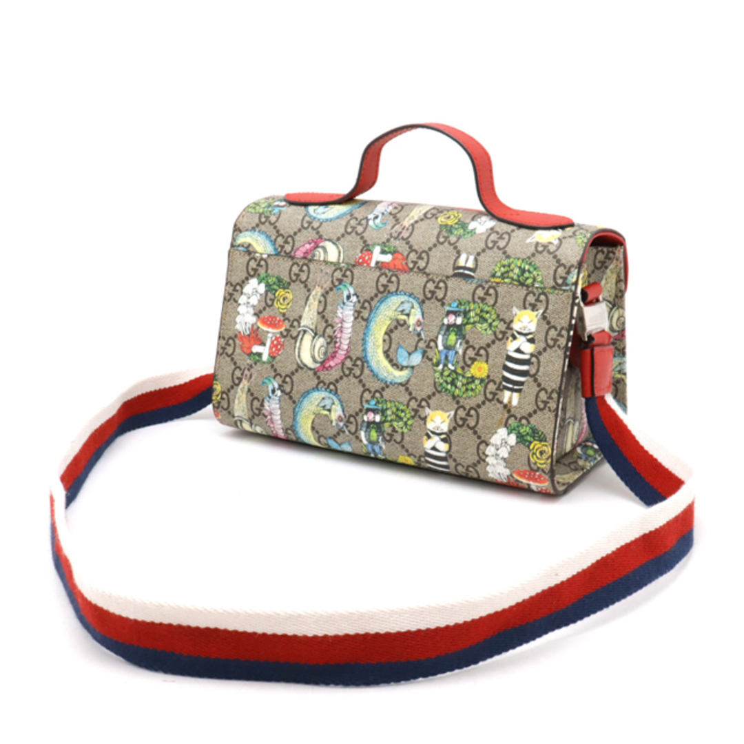 GUCCI - GUCCI グッチ チルドレンズ GGスプリーム ハンドバッグ GUCCI - GUCCI グッチ チルドレンズ GGスプリーム ハンドバッグ