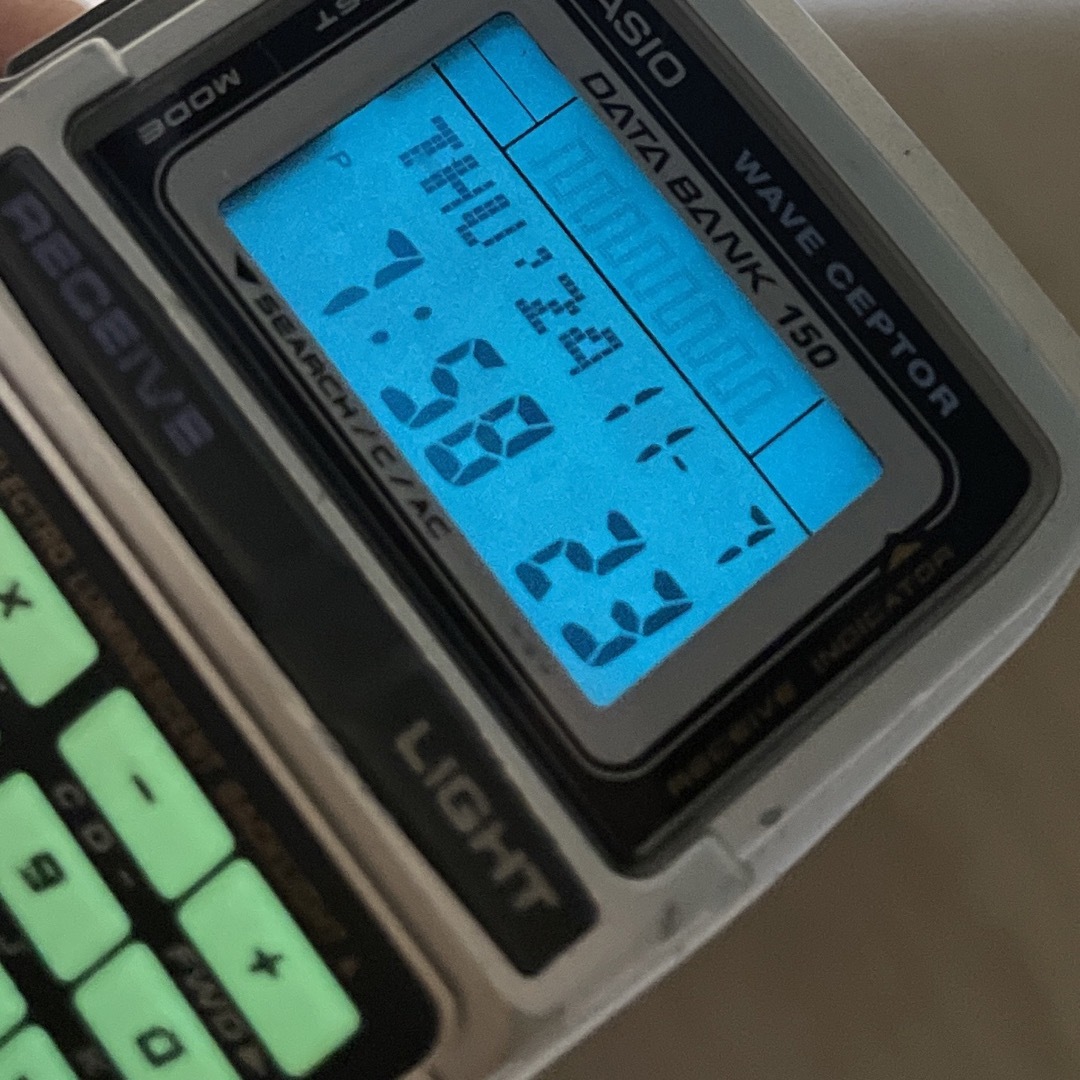 CASIO - 【電波時計】CASIO DATA BANK waveceptor 腕時計の通販 CASIO - 【電波時計】CASIO DATA BANK waveceptor 腕時計の通販