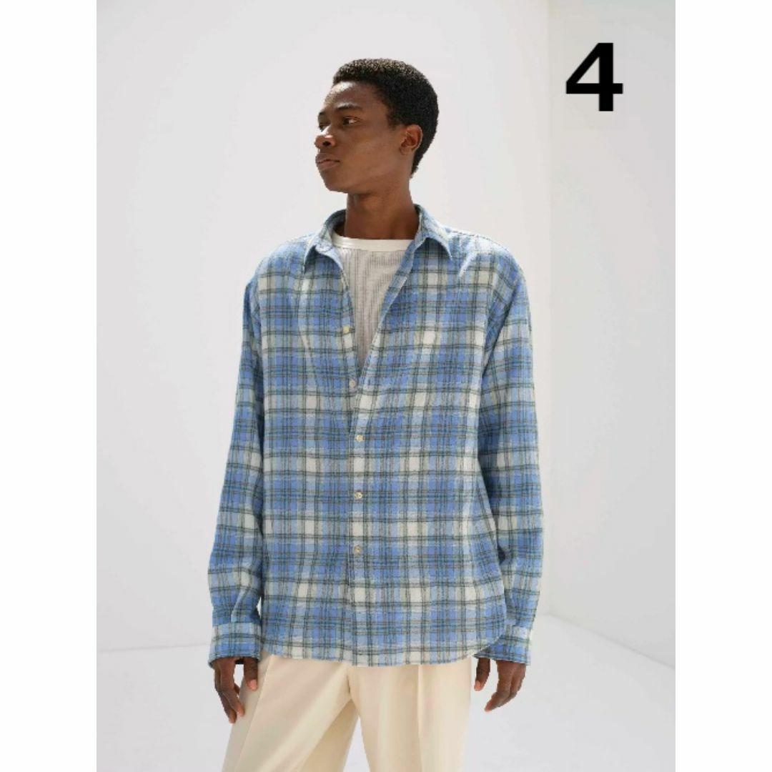 AURALEE AIRY WOOL CHECK SHIRT | Less Higashikawa