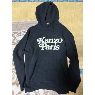 KENZO - 24SS KENZO VERDY ロゴ コットン ニット パーカー Lの KENZO - 24SS KENZO VERDY ロゴ コットン ニット パーカー Lの