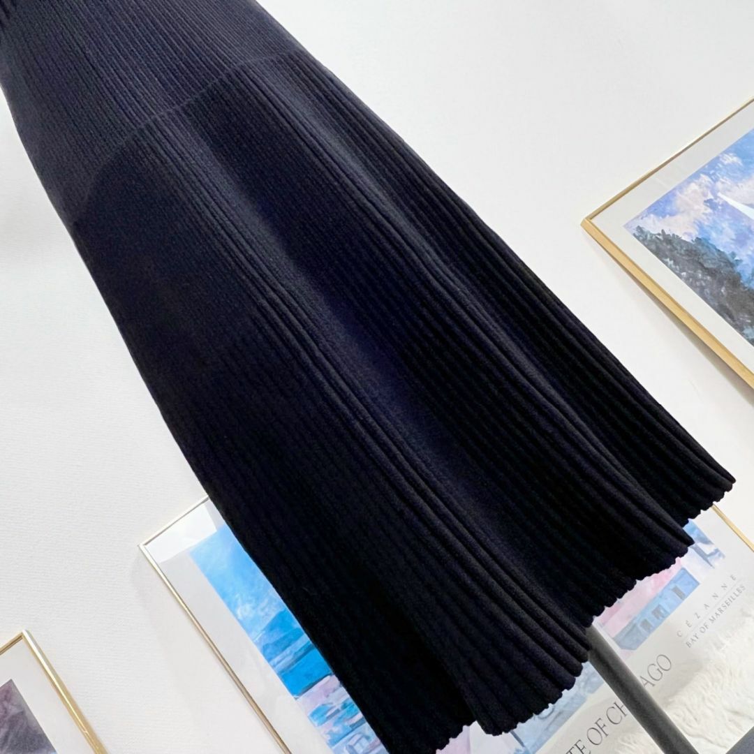 CHANEL - ☆CHANEL☆極美品☆プリーツ☆ウール☆ロング CHANEL - ☆CHANEL☆極美品☆プリーツ☆ウール☆ロング