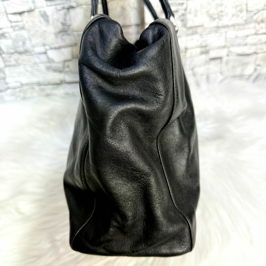 FOXEY - FOXEY フォクシー レザーハンドバッグ トートバッグ A4