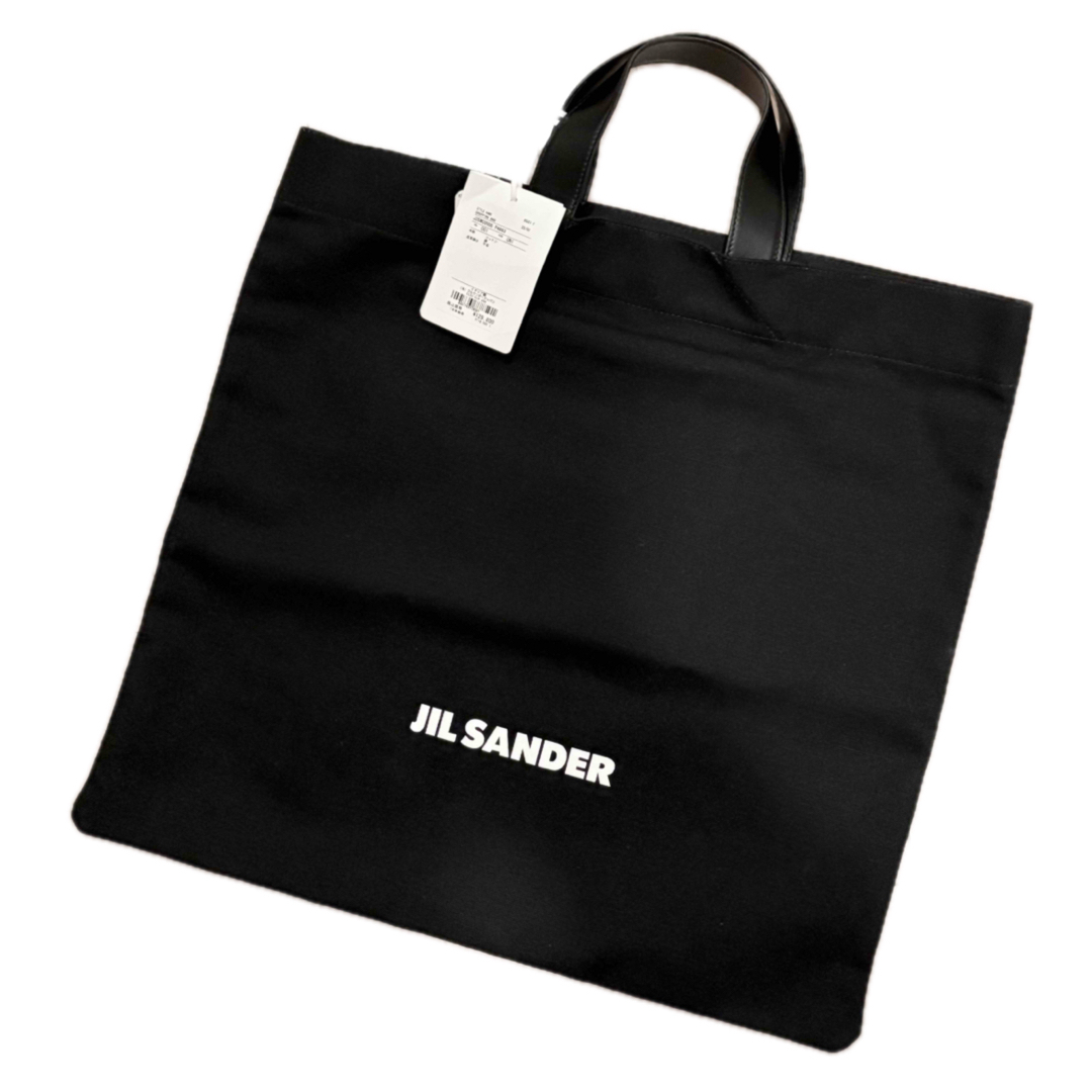 JIL SANDER - JILSANDERロゴキャンバストートバッグ マルジェラ JIL SANDER - JILSANDERロゴキャンバストートバッグ マルジェラ