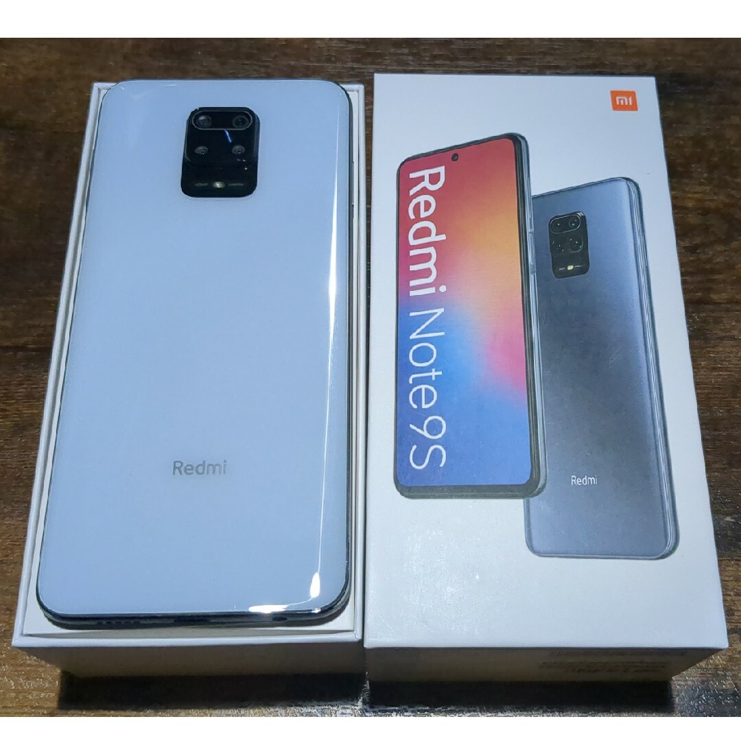 Xiaomi REDMI NOTE 9S 128GB グレイシャーホワイト Xiaomi REDMI NOTE 9S 128GB グレイシャーホワイト