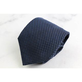 ジョルジオアルマーニ(GIORGIO ARMANI)のジョルジオアルマーニ ブランド ネクタイ シルク 小紋柄 総柄 PO メンズ ネイビー GIORGIO ARMANI(ネクタイ)