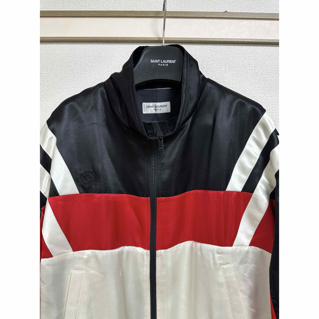 SAINT LAURENT - SAINT LAURENT PARIS シルクテディジャケット SAINT LAURENT - SAINT LAURENT PARIS シルクテディジャケット