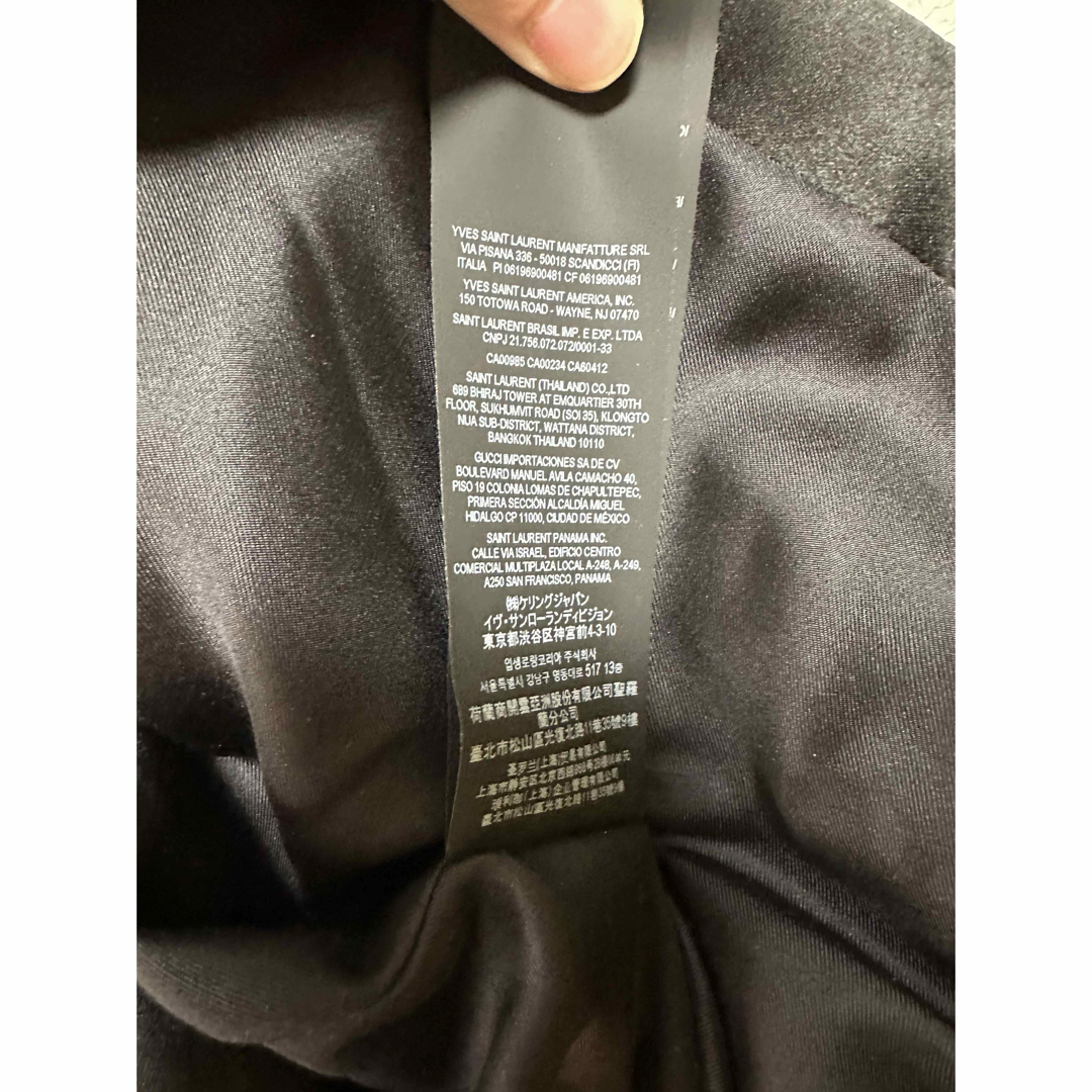 SAINT LAURENT - SAINT LAURENT PARIS シルクテディジャケット SAINT LAURENT - SAINT LAURENT PARIS シルクテディジャケット