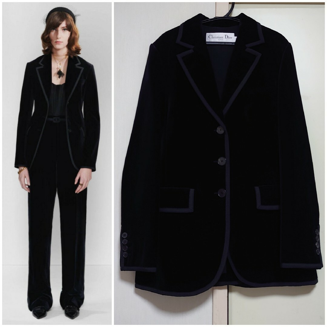 Christian Dior - Christian Dior 2020aw ベルベット ジャケット Christian Dior - Christian Dior 2020aw ベルベット ジャケット