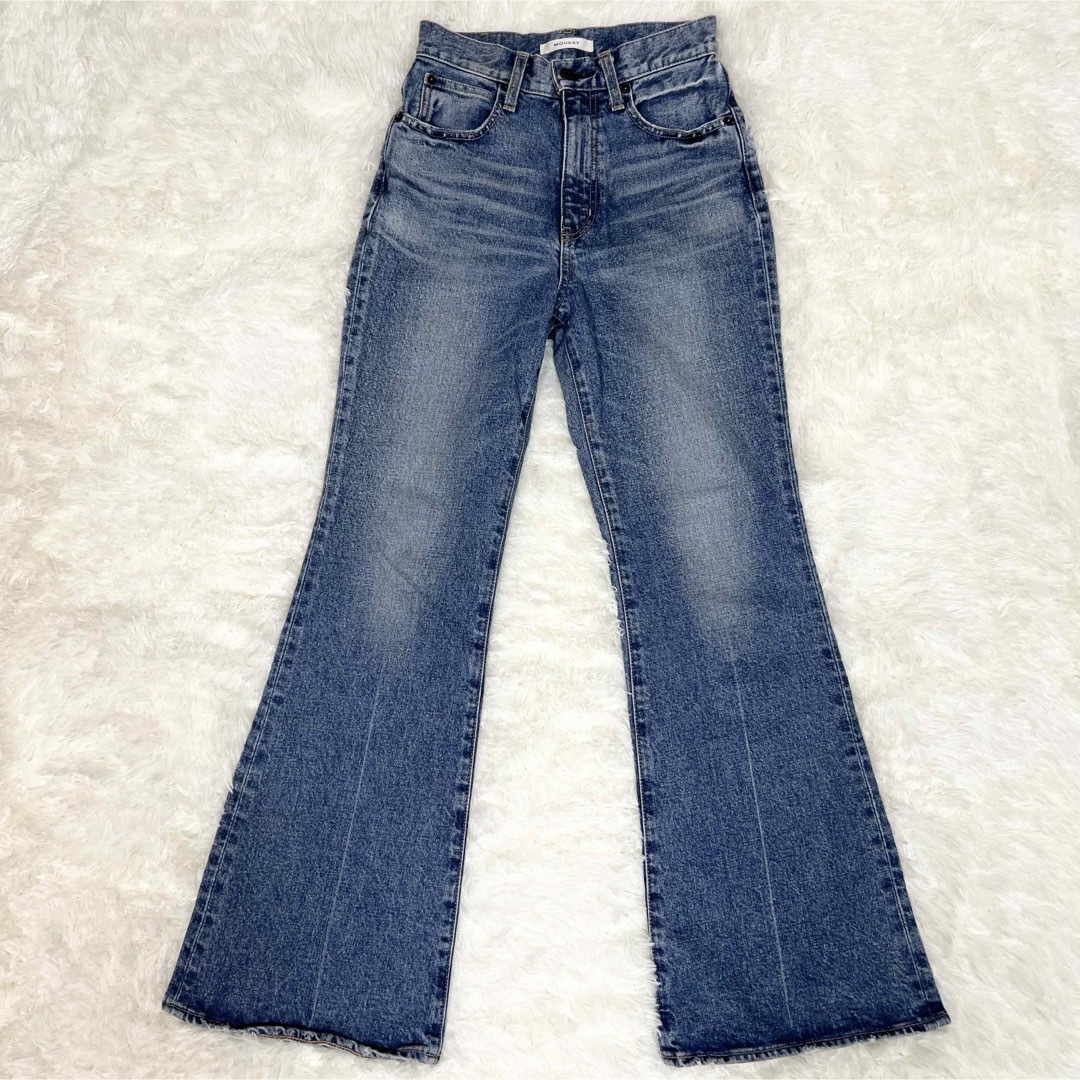 moussy フレアデニムパンツ MVS FLARE 25inch moussy フレアデニムパンツ MVS FLARE 25inch
