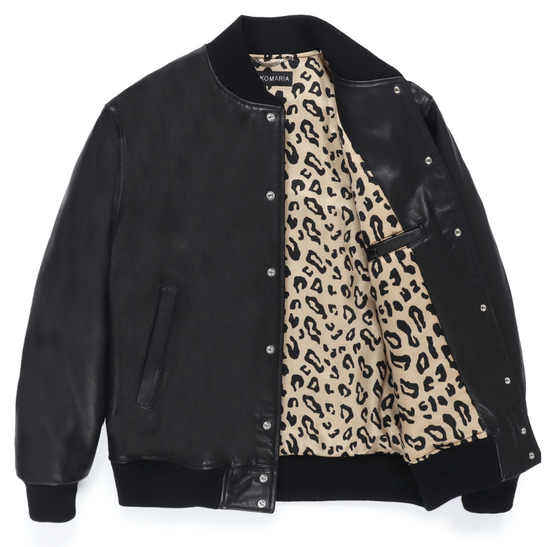 WACKOMARIA 24fw LEATHER VARSITY JACKET WACKOMARIA 24fw LEATHER VARSITY JACKET