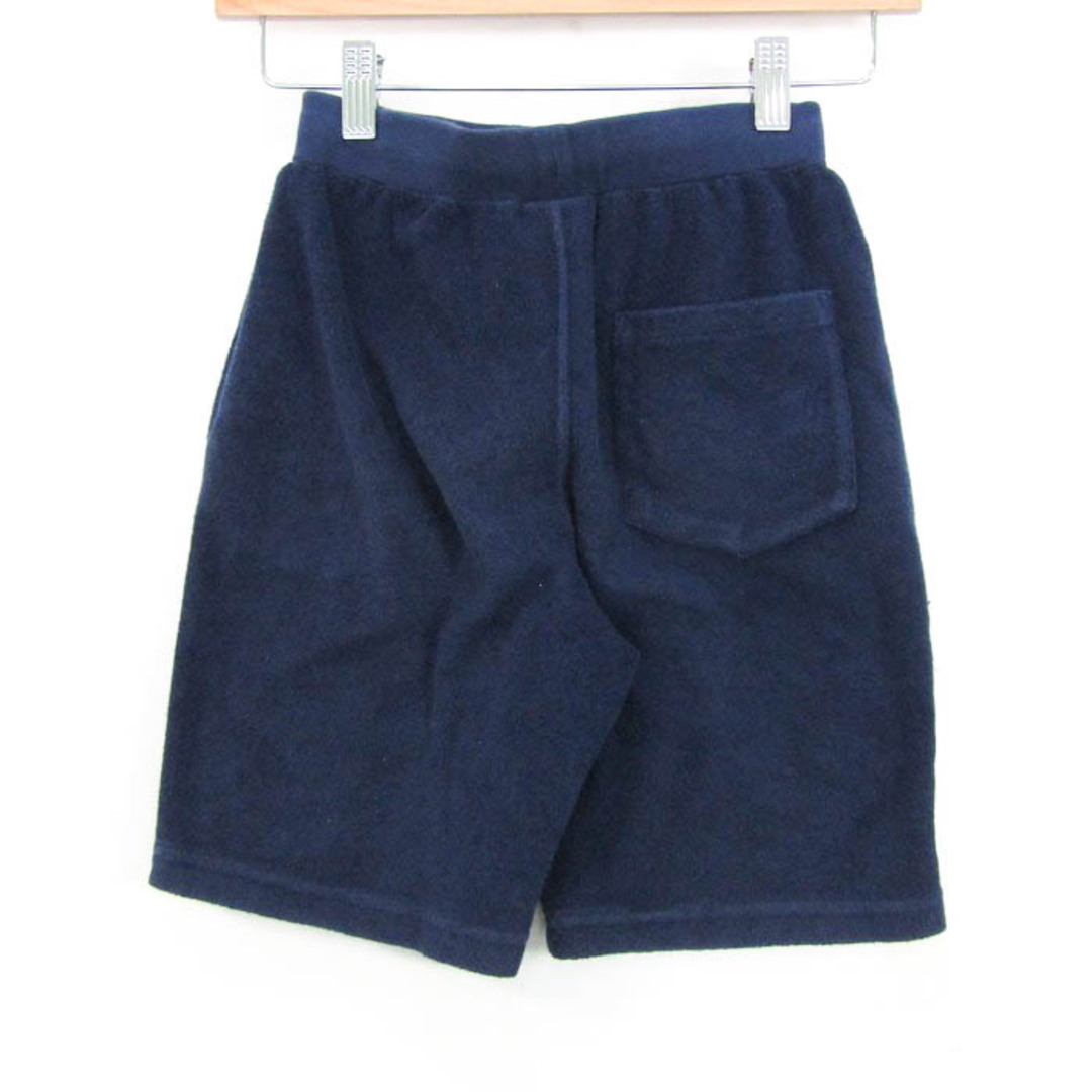 Champion(チャンピオン)のチャンピオン ショートパンツ ボトムス ハーフパンツ パイル生地 スポーツウエア キッズ 男の子用 140サイズ ネイビー Champion キッズ/ベビー/マタニティのキッズ服男の子用(90cm~)(パンツ/スパッツ)の商品写真