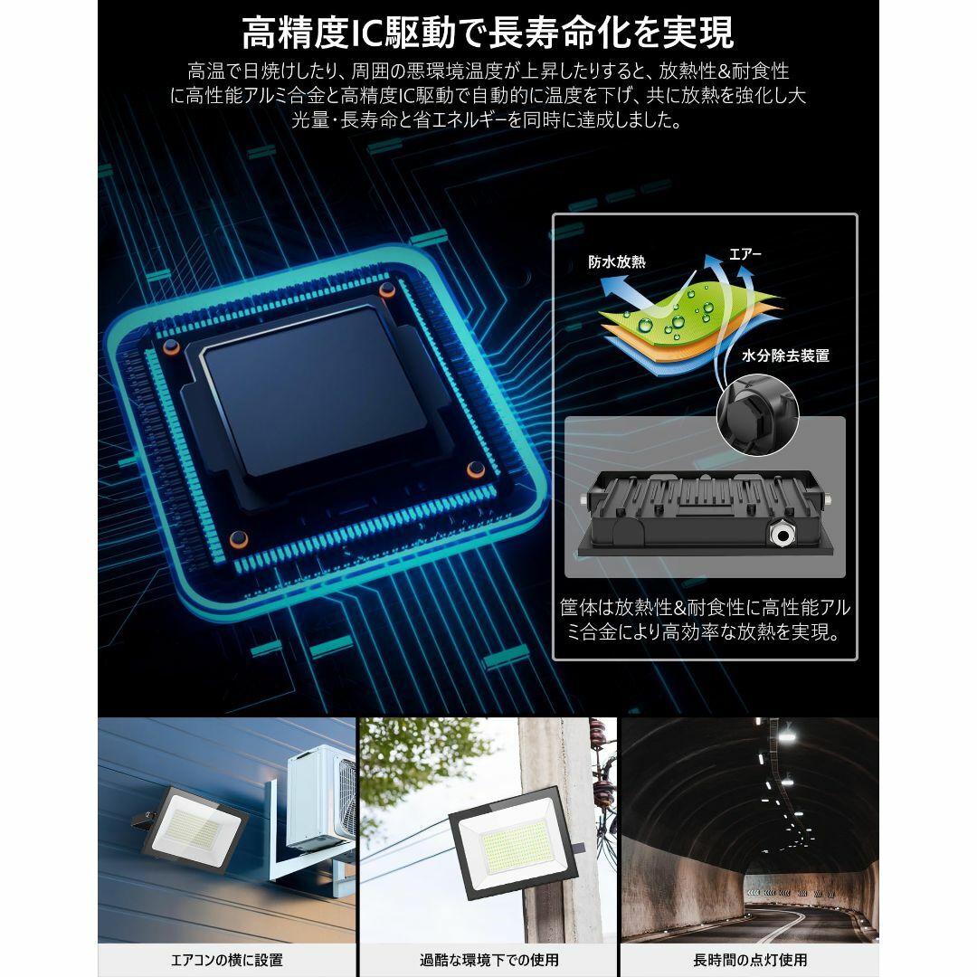 特価セール】MORSEN 投光器 投光器 led 投光器 屋外 投光器 100 特価セール】MORSEN 投光器 投光器 led 投光器 屋外 投光器 100