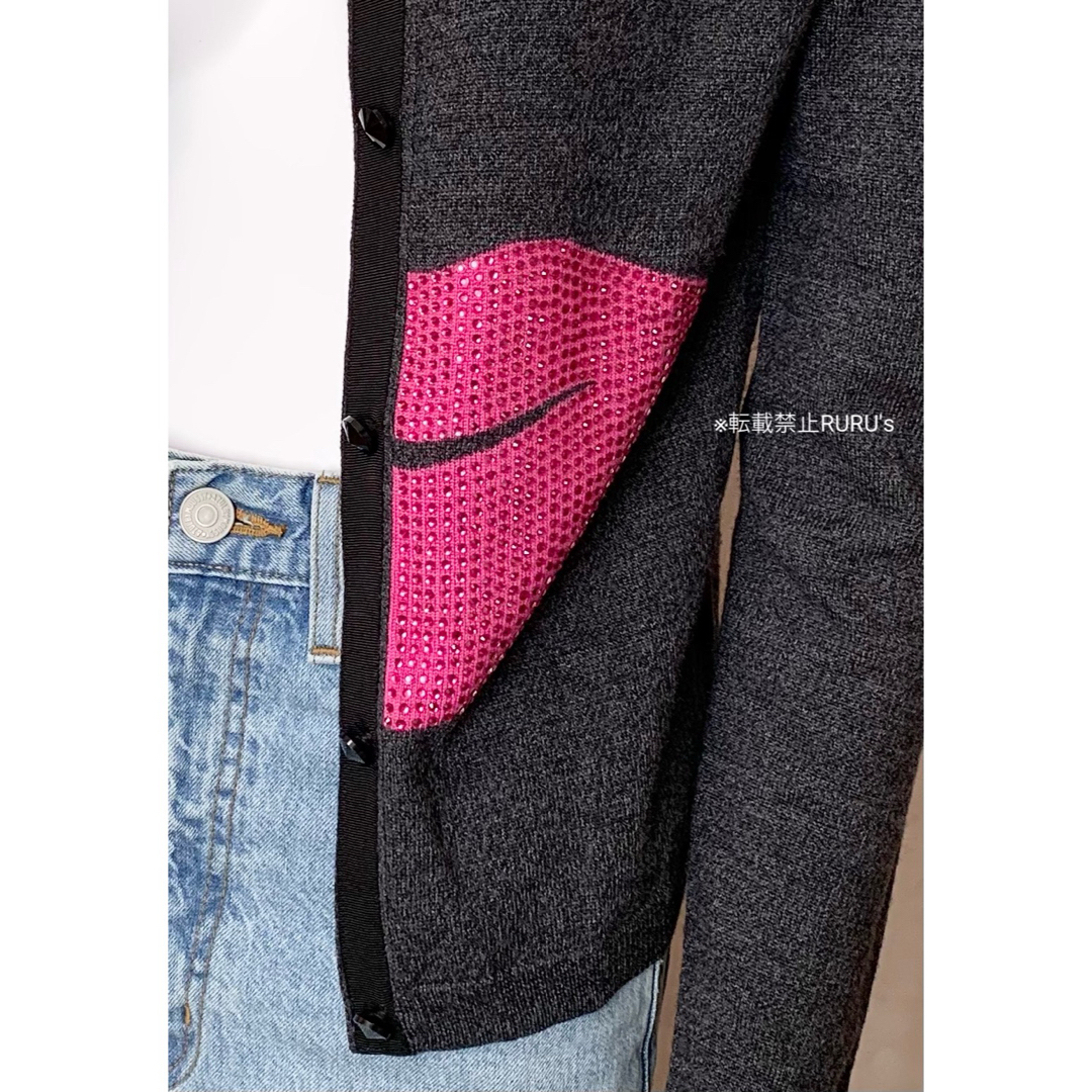 【税込】 Alice+Olivia 新品alice+oliviaリップアート×クリスタル - トップス