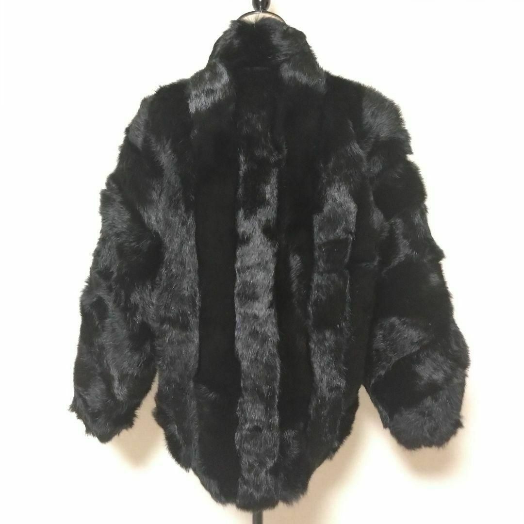 美品 毛皮コート ファーコート ラビットファー 黒 毛皮ジャケット リアルファーの通販 by fable shop|ラクマ 美品 毛皮コート ファーコート ラビットファー 黒 毛皮ジャケット リアルファーの通販 by fable shop|ラクマ