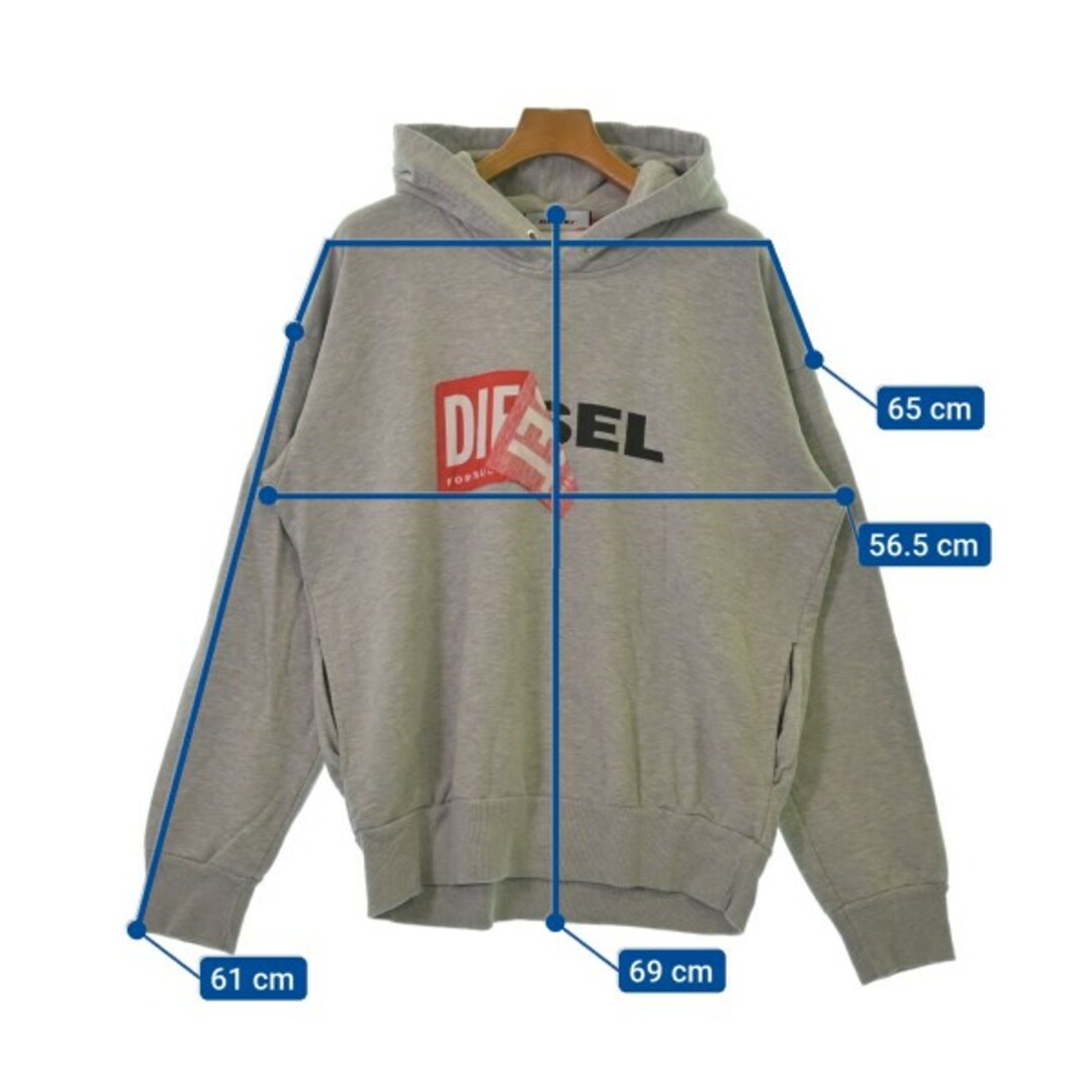 DIESEL ディーゼル パーカー M グレー 【古着】 DIESEL ディーゼル パーカー M グレー 【古着】