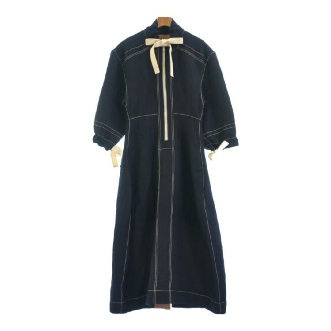 JIL SANDER - JIL SANDER ジルサンダー ワンピース 34(XXS位) 紺 JIL SANDER - JIL SANDER ジルサンダー ワンピース 34(XXS位) 紺