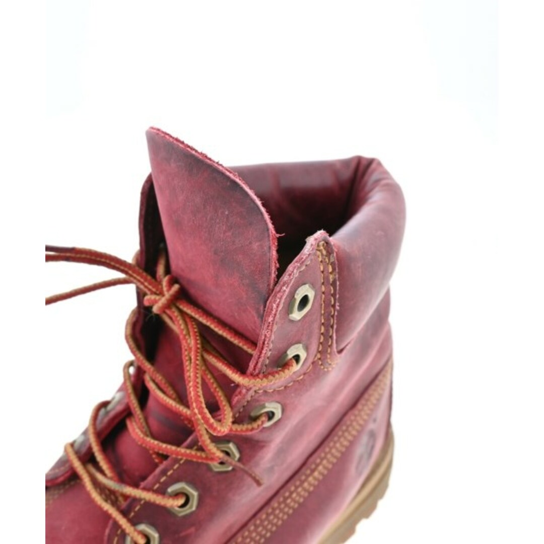 Timberland - Timber Land ブーツ US7.5(25.5cm位) 赤 【古着 Timberland - Timber Land ブーツ US7.5(25.5cm位) 赤 【古着
