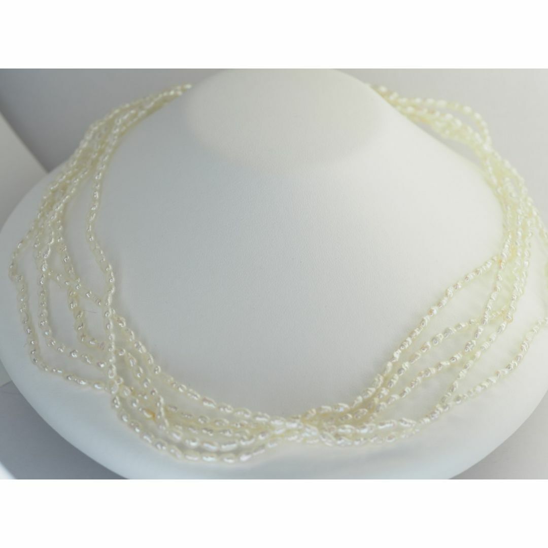 N236 MIKIMOTO ミキモト ゴージャス5連パールネックレス K18YG N236 MIKIMOTO ミキモト ゴージャス5連パールネックレス K18YG