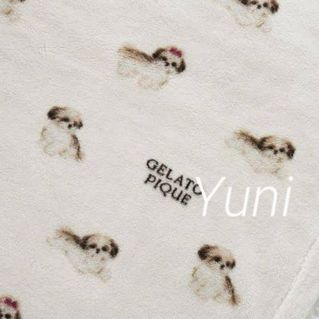 gelato pique - 正規品♡ 【Sleep】シーズー柄 プリント毛布 gelato pique - 正規品♡ 【Sleep】シーズー柄 プリント毛布
