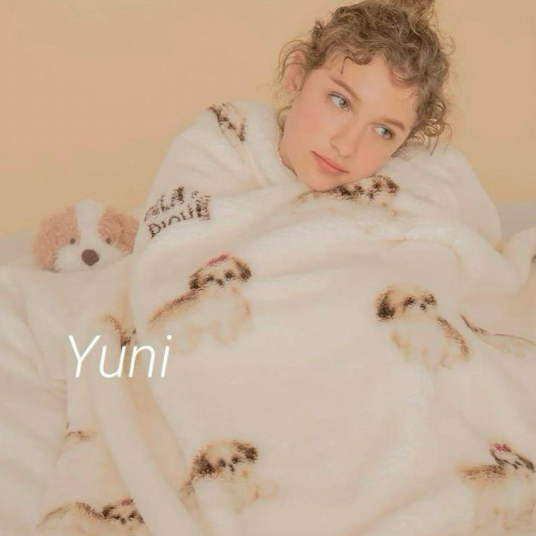gelato pique - 正規品♡ 【Sleep】シーズー柄 プリント毛布 gelato pique - 正規品♡ 【Sleep】シーズー柄 プリント毛布