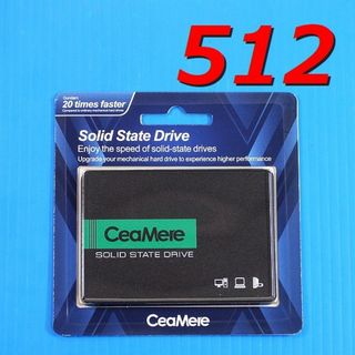 【SSD 512GB】CeaMere CMSSDA512GB(PCパーツ)