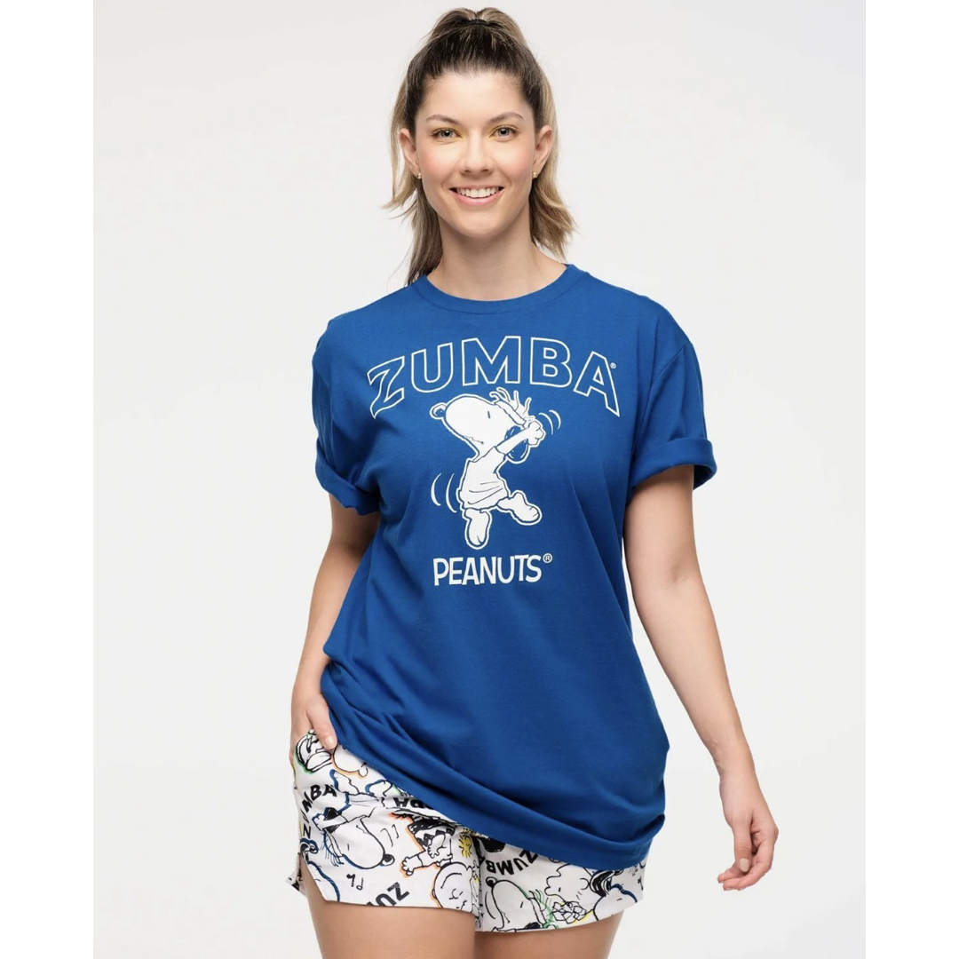 Zumba - 正規品☆Zumba X Peanuts Teeスヌーピーズンバ Tシャツ Zumba - 正規品☆Zumba X Peanuts Teeスヌーピーズンバ Tシャツ