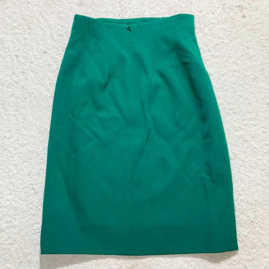 CELINE - 【希少】CELINE セットアップ スカートスーツ グリーン CELINE - 【希少】CELINE セットアップ スカートスーツ グリーン