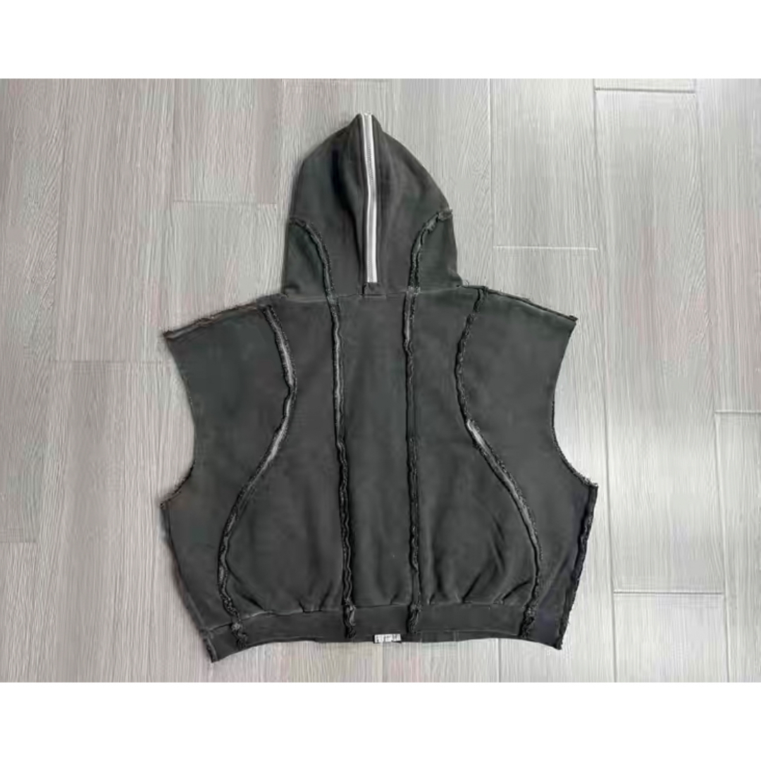 Thug Club サグクラブノースリーブフーディベスト Hooded Vestの Thug Club サグクラブノースリーブフーディベスト Hooded Vestの