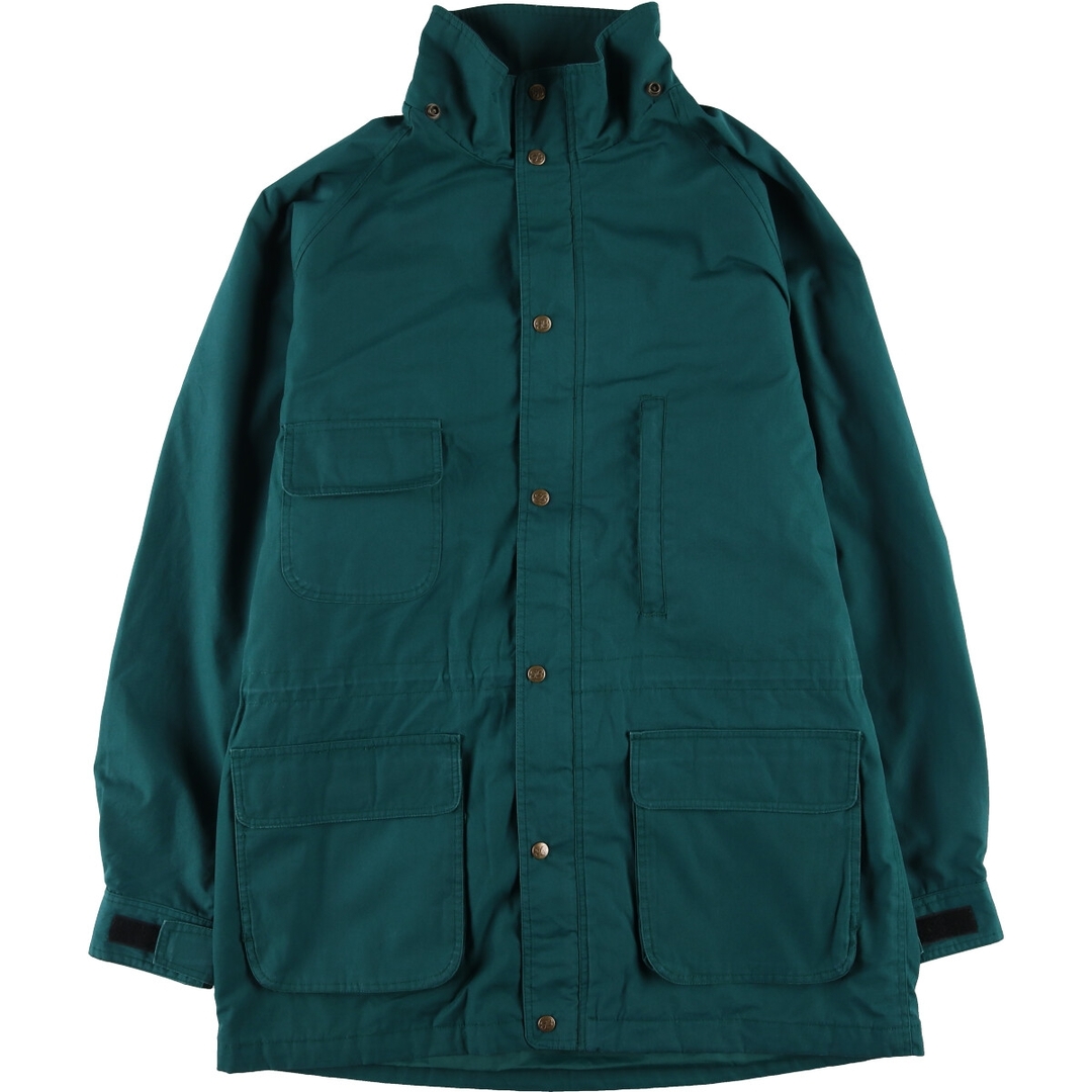 専門店では Eddie bauer エディーバウアー グリーン系 緑系 ジップアップ 男性用