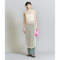 【NATURAL】【FREE】コットンメッシュ タンク ワンピース