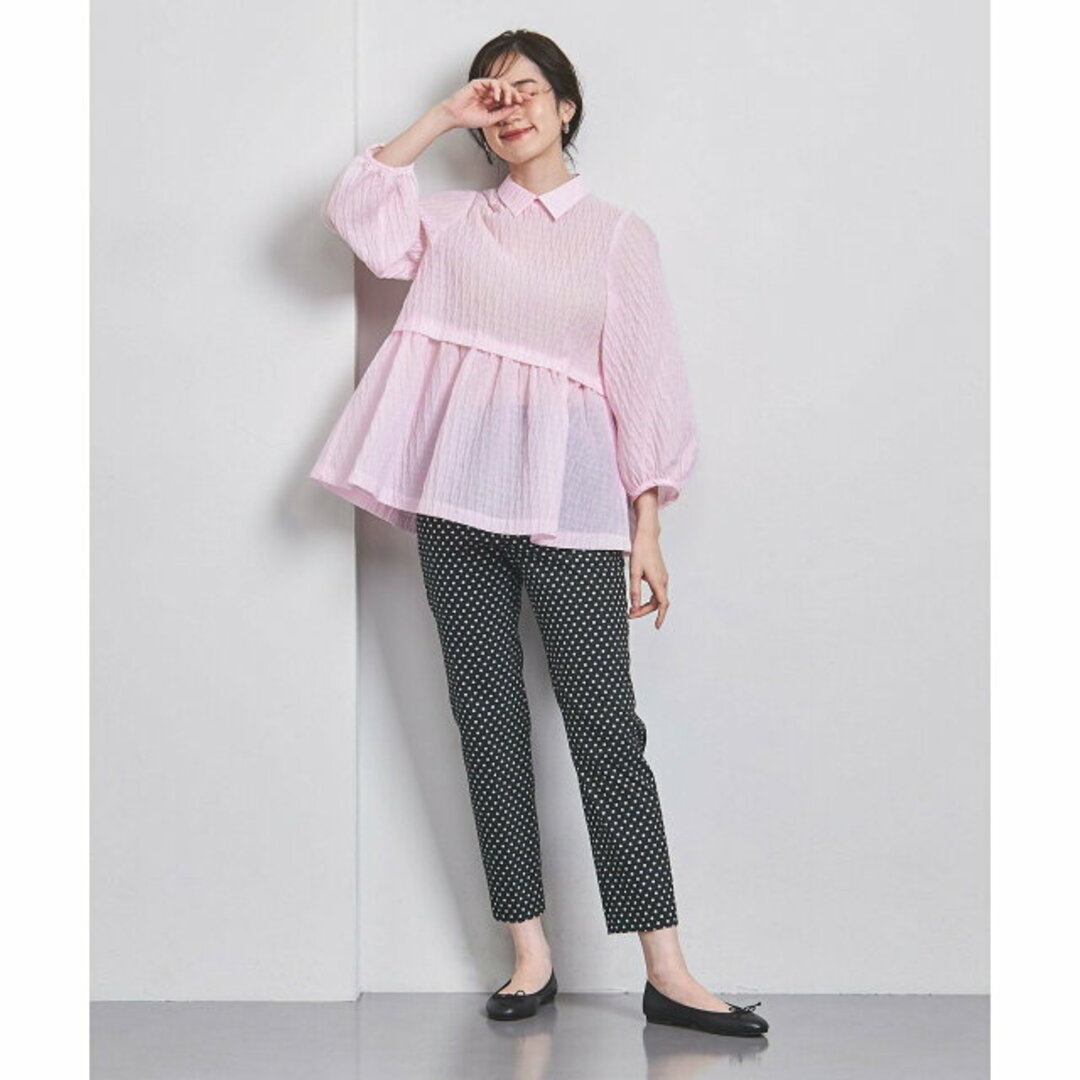 UNITED ARROWS - 【LT.PINK】エアリージャカード 2WAY ブラウス UNITED ARROWS - 【LT.PINK】エアリージャカード 2WAY ブラウス