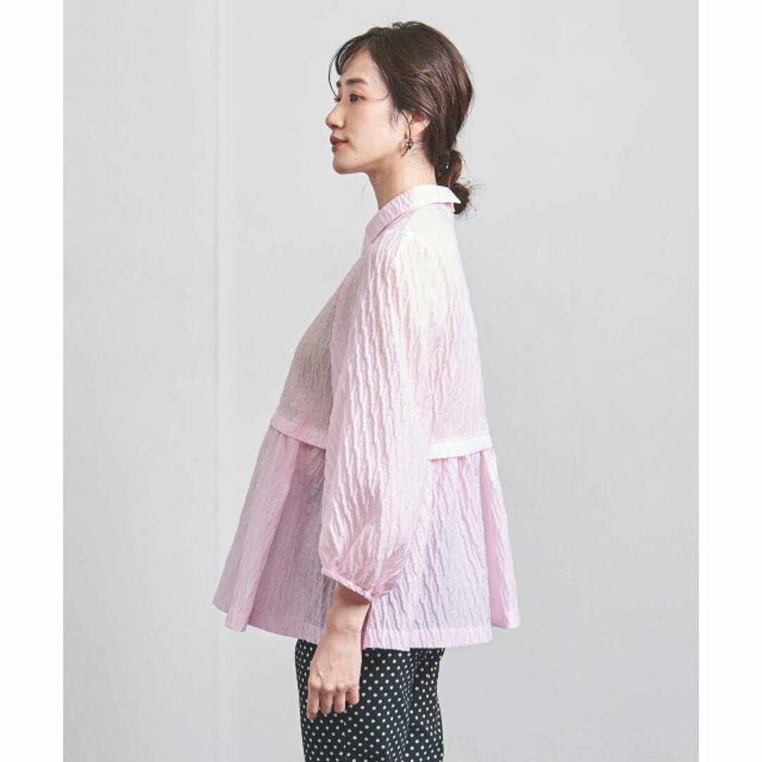 UNITED ARROWS - 【LT.PINK】エアリージャカード 2WAY ブラウス UNITED ARROWS - 【LT.PINK】エアリージャカード 2WAY ブラウス