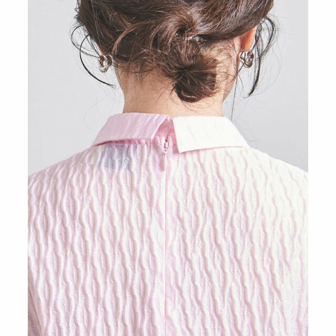 UNITED ARROWS - 【LT.PINK】エアリージャカード 2WAY ブラウス UNITED ARROWS - 【LT.PINK】エアリージャカード 2WAY ブラウス